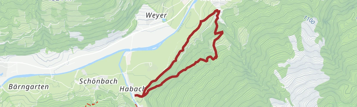Route map: Bramberg: Neureith Rundweg